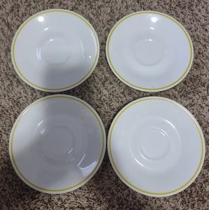 Set of 4 Corelle saucers in the April pattern
